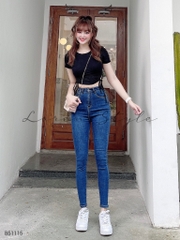 Quần jean skinny nữ LOREN co giãn B51115