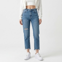 Quần jean baggy LOREN xẻ lai B5129