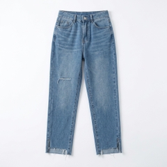 Quần jean baggy LOREN xẻ lai B5129