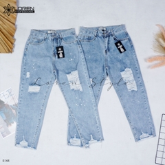Quần jean baggy LOREN rách tua B5144
