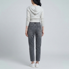 Quần jean baggy LOREN rách xám B5193