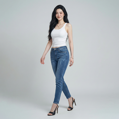 Quần jean nữ LOREN Regular B5990