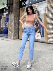 Quần jean nữ baggy LOREN lưng kiểu B51027