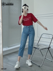 Quần jean baggy LOREN xẻ lai B5129