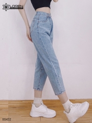 Quần jean baggy LOREN trơn xanh B5432