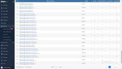 Quần jean ngố thắt dây tua xanh B5197