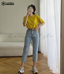 Áo thun nữ LOREN girls support vàng A2677