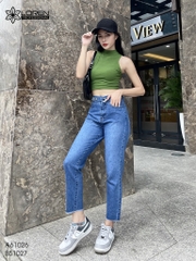 Quần jean baggy nữ LOREN lưng kiểu B51027