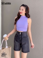 Quần jean ngố nữ LOREN 2 nút B31031