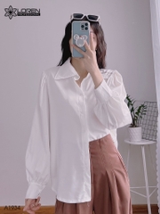 Áo sơ mi nữ LOREN cổ nhọn A1934