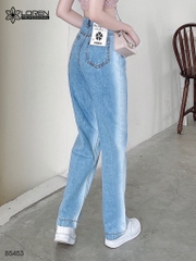 Quần jean ống rộng LOREN wash xanh B5453