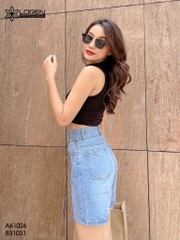 Quần jean ngố nữ LOREN 2 nút B31031