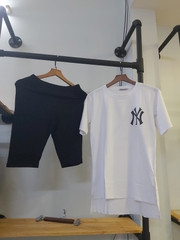 Sét thun nữ lửng ny trắng A0942