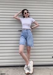 Quần jean ngố tua xanh B5227