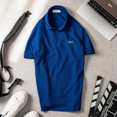 Áo thun nam cổ trụ lacoste xanh N2007