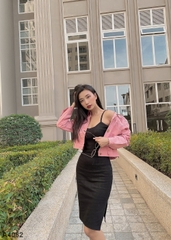 Áo khoác kaki LOREN hồng A4082