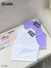 Áo nữ LOREN bo gân sát nách A61026