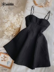 Đầm LOREN gân xòe 2 dây C1927