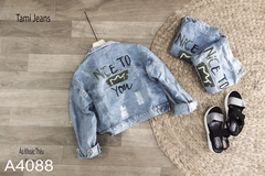 Áo khoác jean LOREN nice to xanh A4088