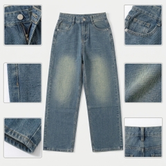 Quần Jean ống suông Nữ LOREN PT11134