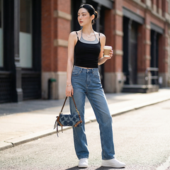 Quần Jean ống suông Nữ LOREN PT11134