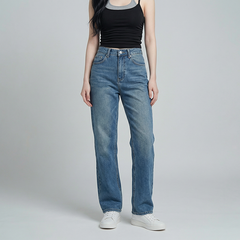 Quần Jean ống suông Nữ LOREN PT11134