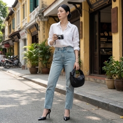 Quần Jean Baggy Nữ LOREN PT11138