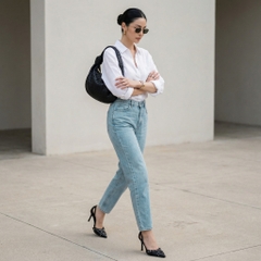 Quần Jean Baggy Nữ LOREN PT11138