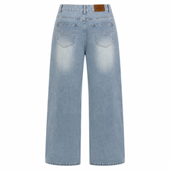 Quần Jean Nữ Ống Rộng LOREN Basic Tôn Dáng PT11143