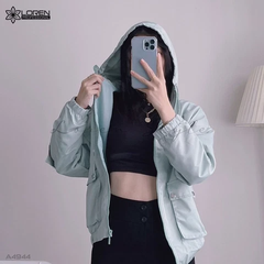 Áo khoác LOREN dù 2 túi hộp A4944