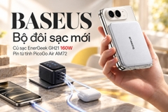 Baseus ra mắt củ sạc EnerGeek GH21 160W và pin từ tính PicoGo Air AM72