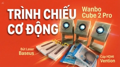 Combo trình chiếu di động Wanbo Cube 2 Pro, Bút trình chiếu Baseus