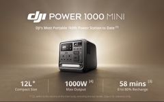 Ra mắt DJI Power 1000 Mini trạm sạc dự phòng 1kWh nhỏ gọn nhất từ DJI