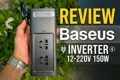 Review bộ chuyển đổi điện ô tô Baseus 12V ra 220V 150W – Có đáng mua không?
