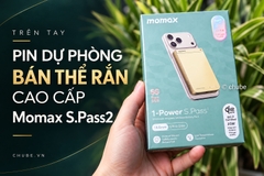 Trên tay Pin dự phòng bán thể rắn cao cấp Momax S.Pass2