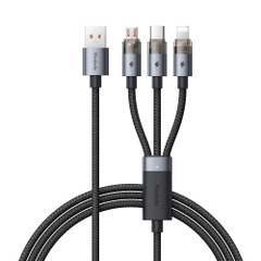 Cáp Sạc Nhanh Mcdodo 3 trong 1 USB to M+L+C 6A