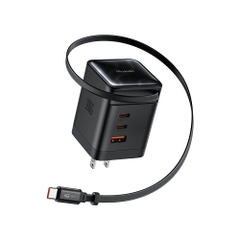 Bộ sạc GaN kèm dây rút MCDODO CH-8480 FreeGo 100W 3C1A
