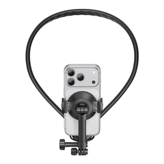 Giá đỡ điện thoại từ tính đeo cổ quay góc POV Usams JOY02