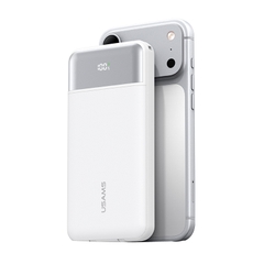 Pin Dự Phòng Kèm Cáp USB-C + Lightning USAMS CD281 10000mAh 22.5W