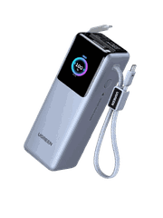 Sạc dự phòng UGREEN PB728 200W 25000mAh, sạc nhanh, tích hợp cáp.