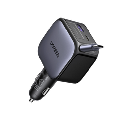Sạc ô tô UGREEN Nexode EC603 55909 90w với cáp rút