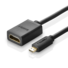 Cáp Chuyển Micro HDMI to HDMI Female dài 20cm Ugreen 20134