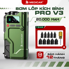 Máy bơm lốp kiêm kích bình Medicar Pro V3 20000mAh