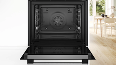 Lò nướng âm tủ Bosch HQA574ES3 Serie 4 Kèm Hấp