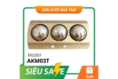 Đèn sưởi nhà tắm 3 bóng Ankomi 825W AKM03T