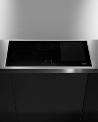Bếp từ Miele KM 7474 FR Flexzone 80cm viền kim loại