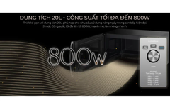 Lò vi sóng cơ Sharp R-2046FB-BK 20 lít