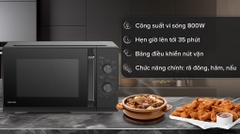 Lò vi sóng cơ Toshiba MW3-MM25PE(BK) 25 lít Đen