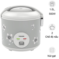 Nồi cơm điện cơ Toshiba nắp gài 1 lít RC-10JFM(H)VN