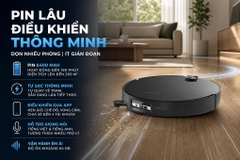Robot hút bụi lau nhà Roborock Saros 20 Sonic Complete - Đen